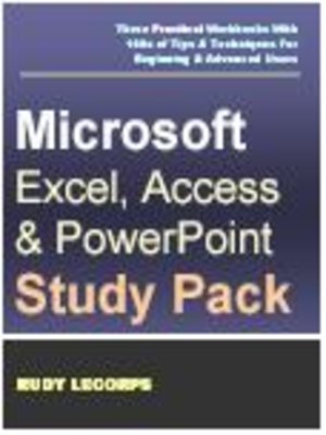 cover image of Microsoft Excel, Access & PowerPoint Study Pack